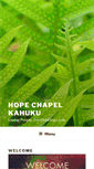 Mobile Screenshot of hopechapelkahuku.com